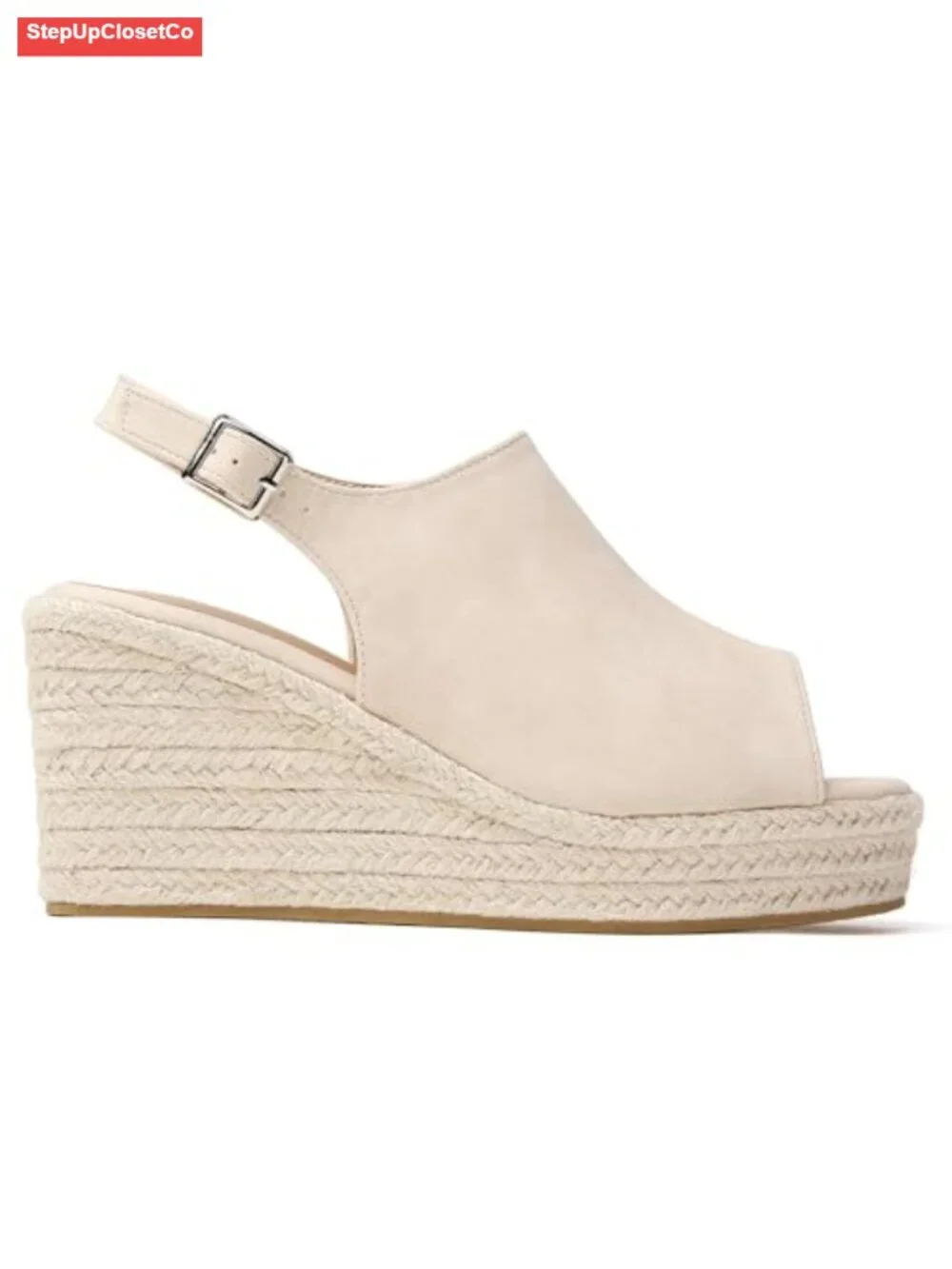 Espadrilles Wedges for Women Open Toe Ankle Strap Platform Dressy Casual